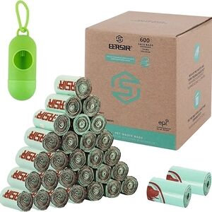 ETERSTAR ECO FRIENDLY PET WASTE BAGS 600 COUNT SIZE 13"-9"INCH NWT